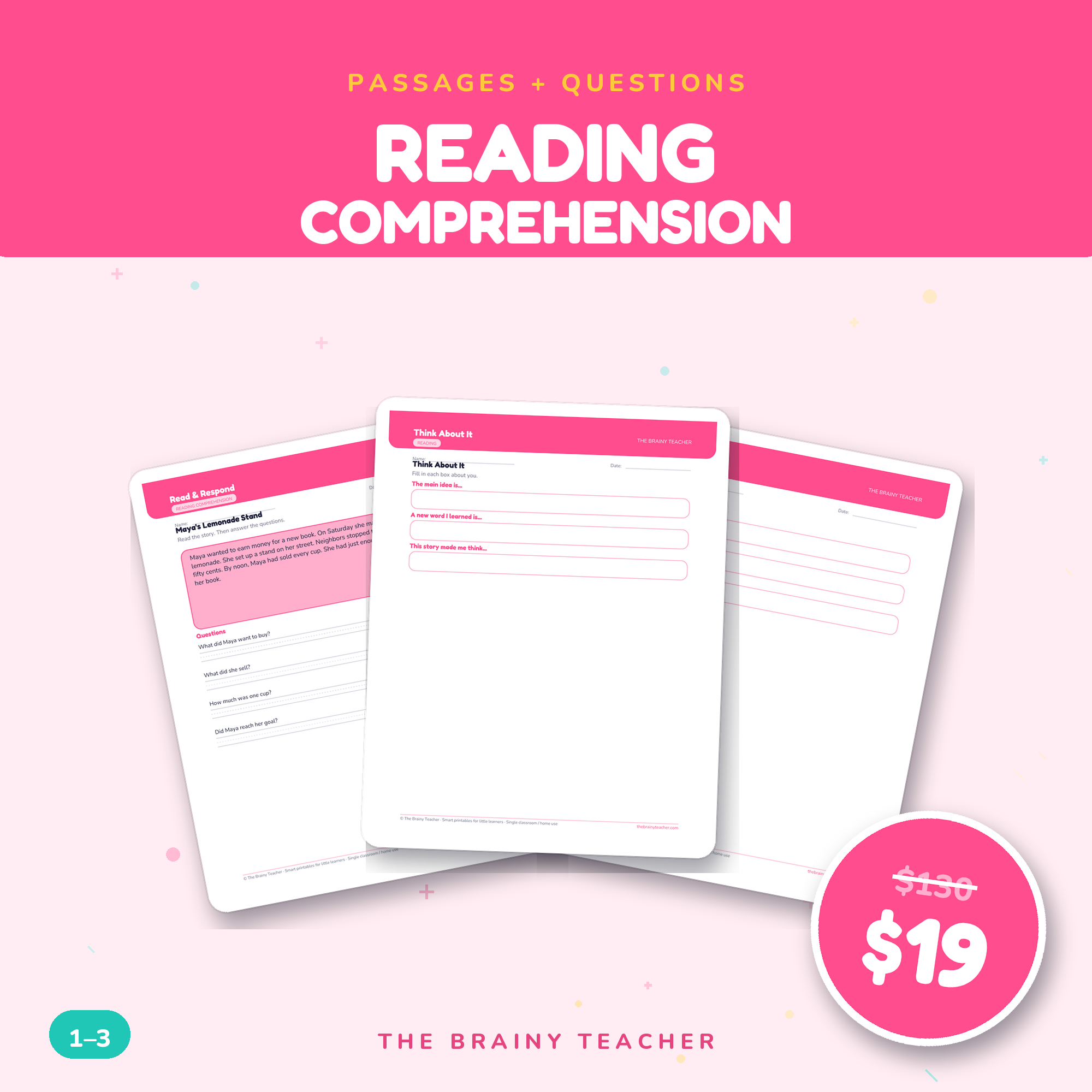 Reading Comprehension MEGA Bundle cover