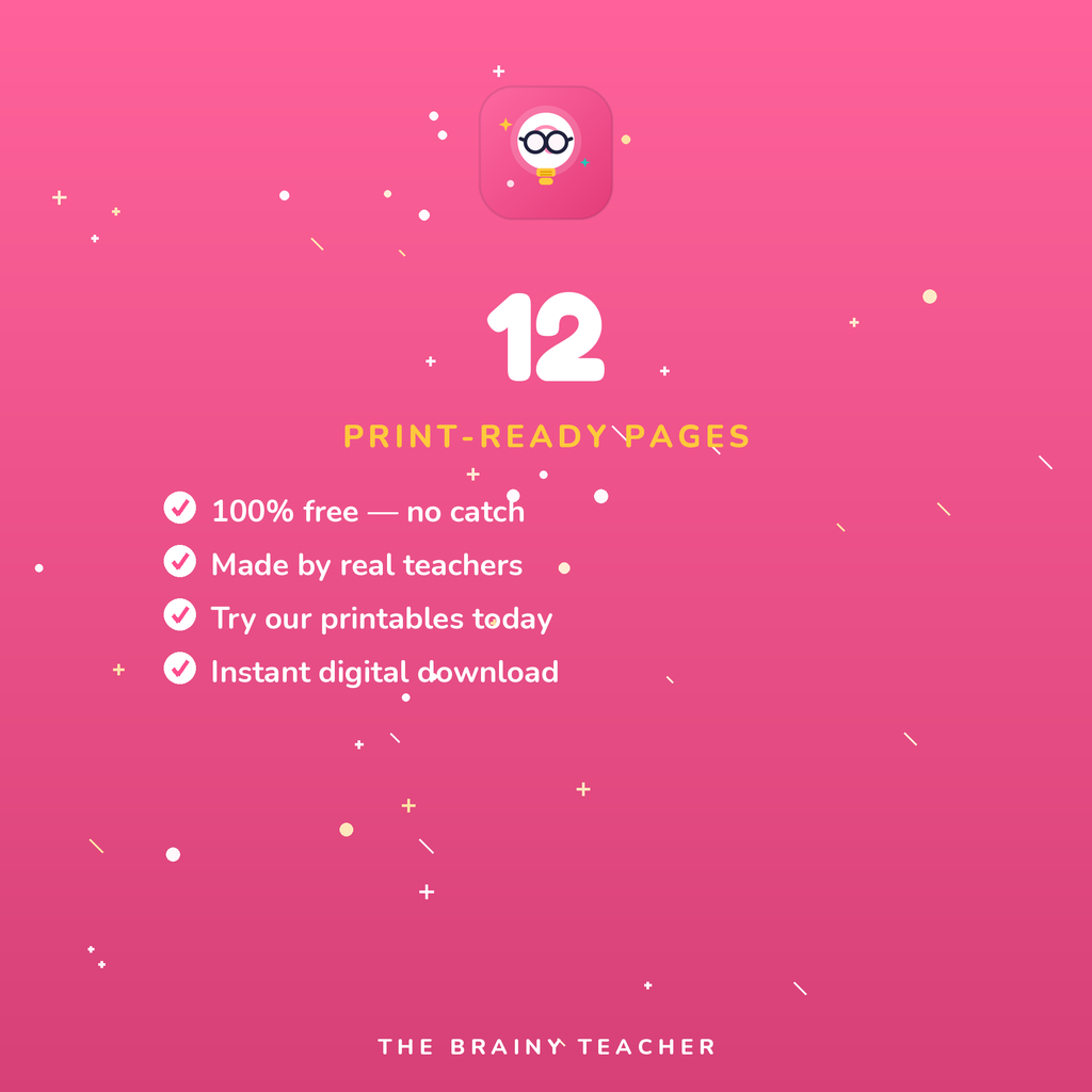 12 free print-ready pages