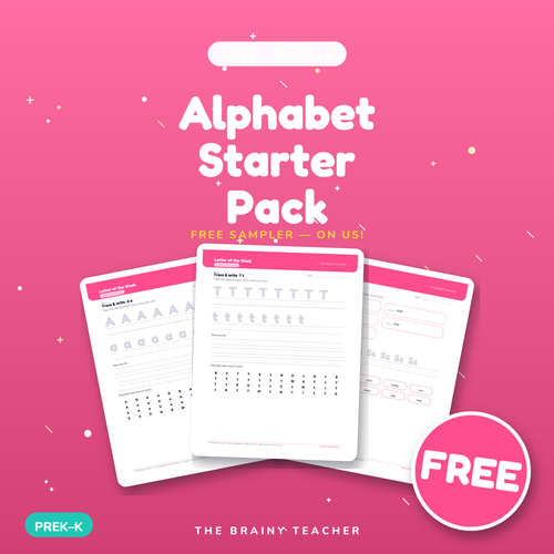 Alphabet Starter Pack FREE cover