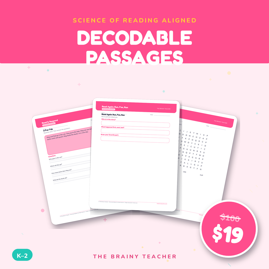 Decodable Passages MEGA Bundle cover