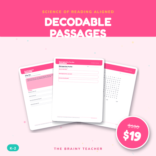 Decodable Passages MEGA Bundle cover