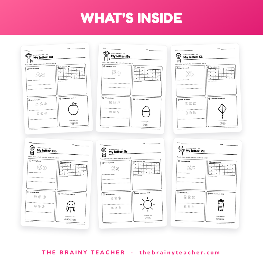What's inside the Alphabet Bundle