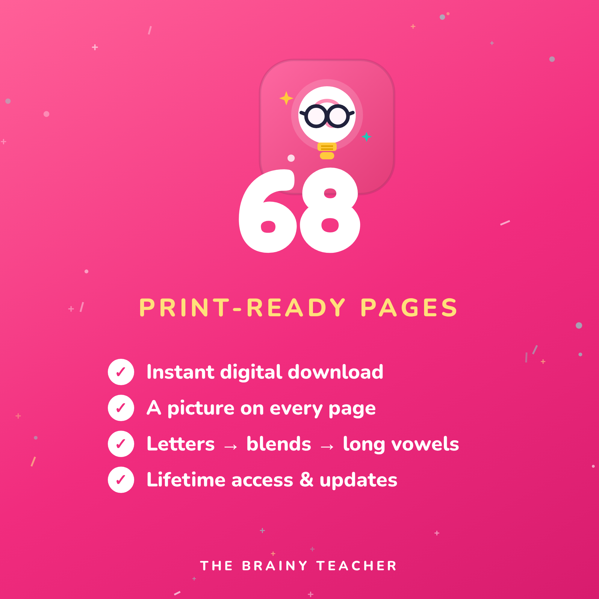 68 print-ready pages — instant digital download