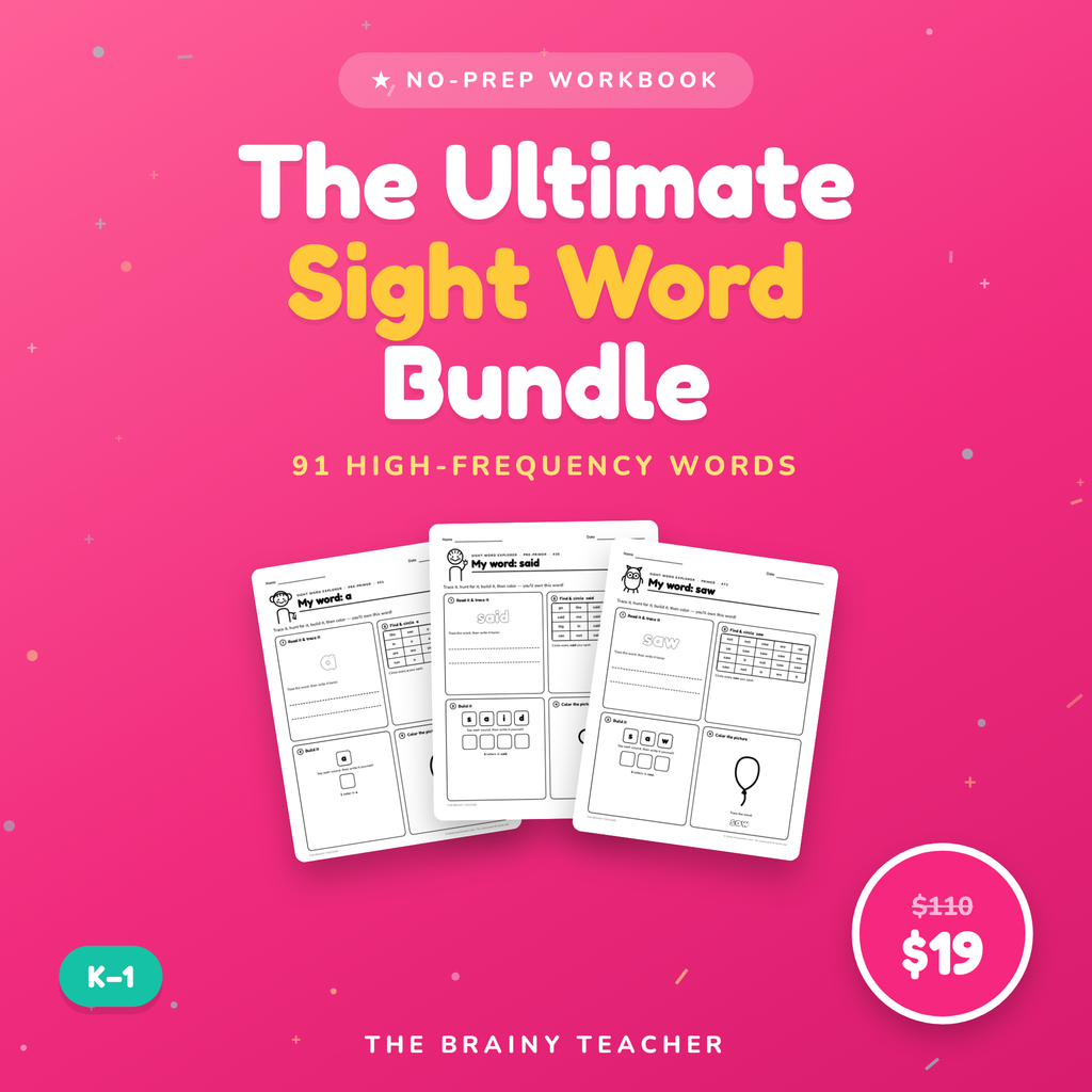 The Ultimate Sight Word Bundle cover